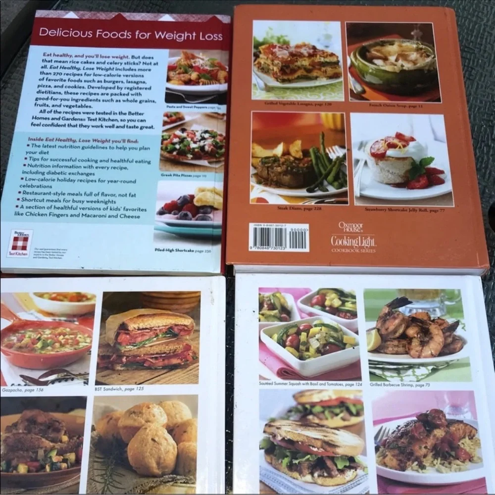 4 Cookbooks